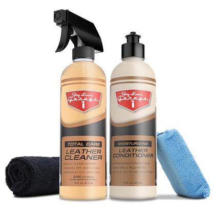 Leather Cleaner and Conditioner for Car Interior (Treatment Kit)
