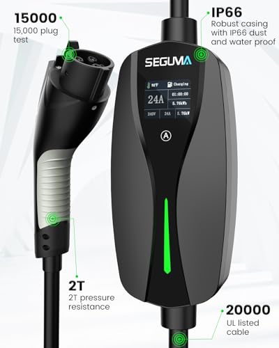 24Amp Level 2 EV Charger w NEMA 14 (NEMA 14-30 Plug(J1772))