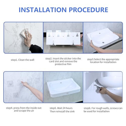 Wall Mount Bathroom Sink 19.7*15.3 No (19.7*15.3*7.1)