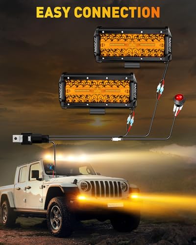 7 Inch LED Light Bar (Amber)