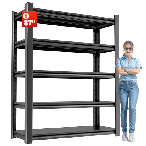 5 Tier Garage Shelving (24" D x48" W x87" H)