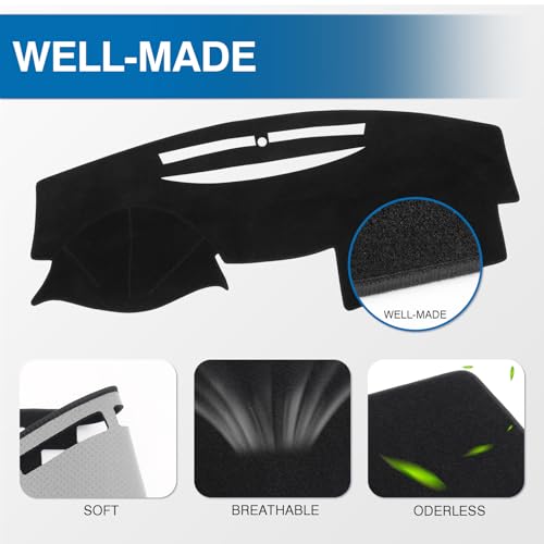 Black Dash Cover Mat for Toyota Camry 2007 (Camry 07-11(black))