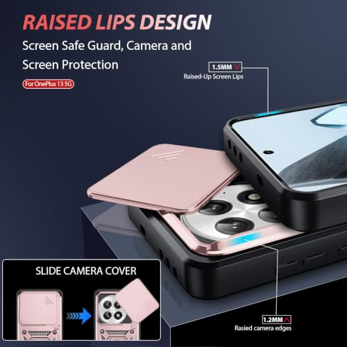 for OnePlus 13 5G Case (OnePlus 13 5G（6.82"） / Rose Gold)
