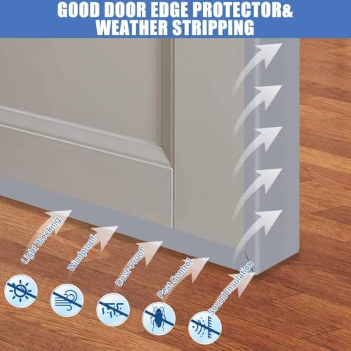 Rubber Edge Trim (Fit 1-1/2" - L20' / Grey)