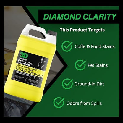 Extractor Carpet Cleaner Shampoo for Machine Use (128 Fl Oz (Pack of 1))