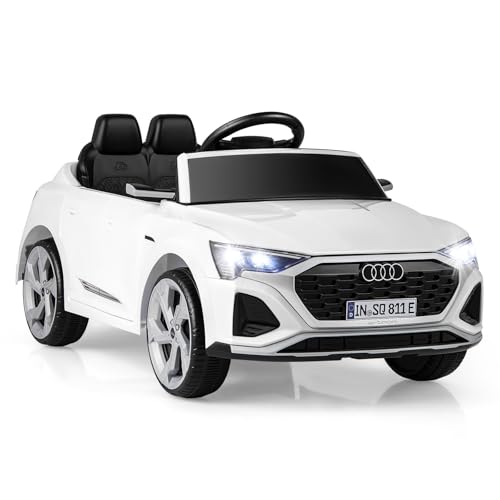 Licensed Audi SQ8 Ride on Car by OLAKIDS (White)