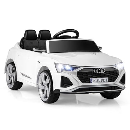Licensed Audi SQ8 Ride on Car by OLAKIDS (White)