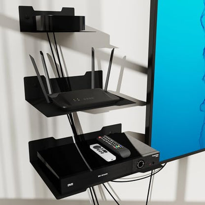 Floating Metal Wall Mount Shelf (9.06" x 6.69")