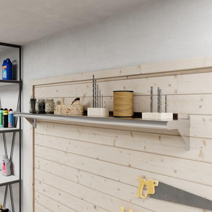 8 in. x 60 in. Stainless Steel Wall Mount Shelf (8 in. x 60 in.)