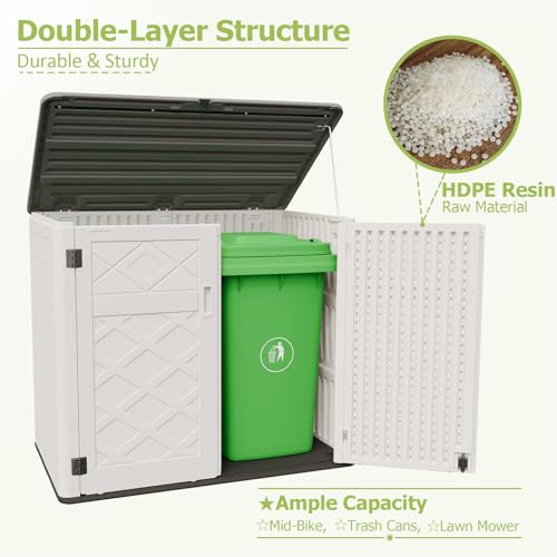 Storage Shed Weather Resistance (Off-White)