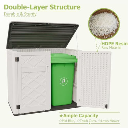 Storage Shed Weather Resistance (Off-White)