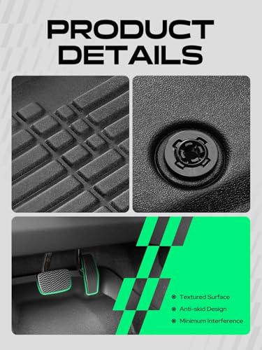 Automotive Floor Mats for Toyota Highlander 2008 (Set of 4)