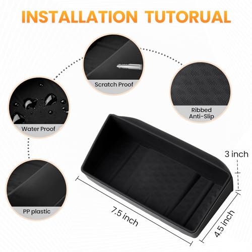 Rear Center Console Organizer for 2022 (2022-2026 Toyota Tundra SR/S5)
