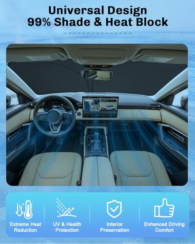 for 2026 Mazda CX5 Windshield Sunshade for 2026 Mazda CX5 Accessories 2026 CX5 Sunshade Foldable Sun Shield 2026 CX (2026 CX5)
