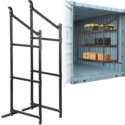 2 Pack Hanging Heavy duty Adjustable Shelf 56.5x22 Cargo Container Shelving units (2 Pieces)