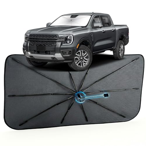 Car Windshield Sun Shade Umbrella for Ford Ranger 2019 (For Ford Ranger 2019-2026)