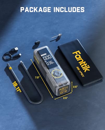 X8 APEX Tire Inflator Portable Air Compressor (Mechanical Gray)
