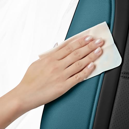 Leather Seat Covers (Blue Full Set)
