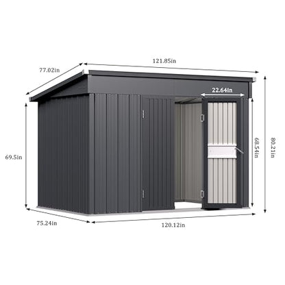 6'x10' Storage Shed (6x10 FT)