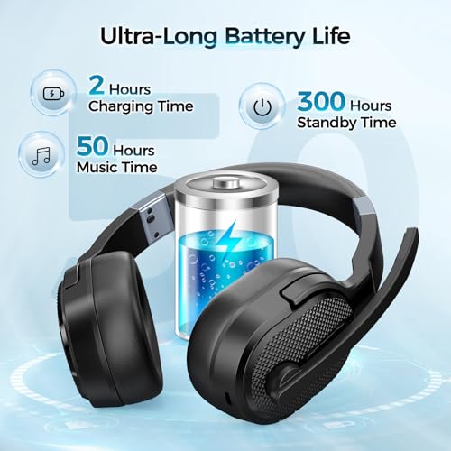 Trucker Bluetooth Headset with Dongle (Onyx Black)