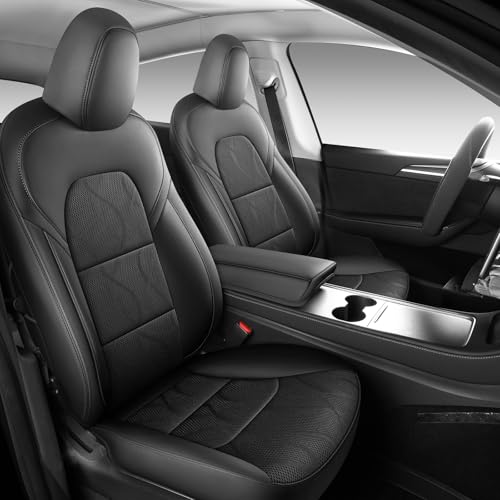 Tesla Model Y Seat Cover Full Set (Black)
