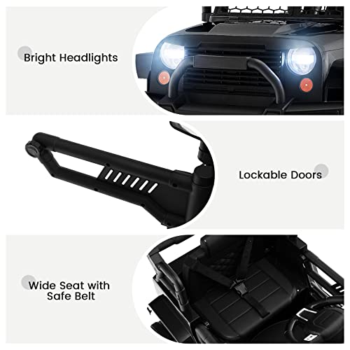 Kids Ride On Truck (Black)