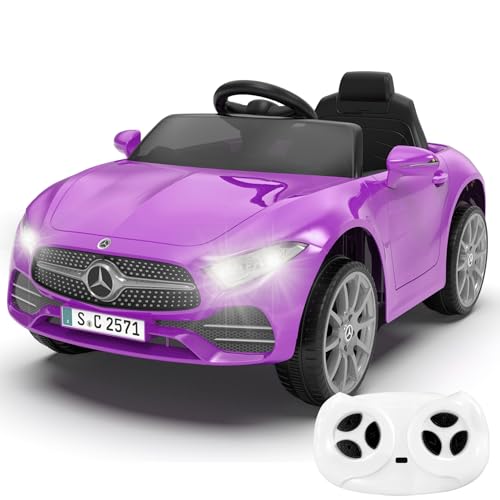 12V Kids Ride On Car with 2.4G Remote Control (Sc-purple)