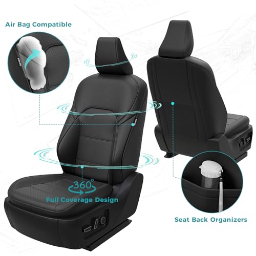 Custom Seat Covers for Toyota Camry 2025 2026 Hybrid (Black / 2025-2026 Camry XLE XSE)