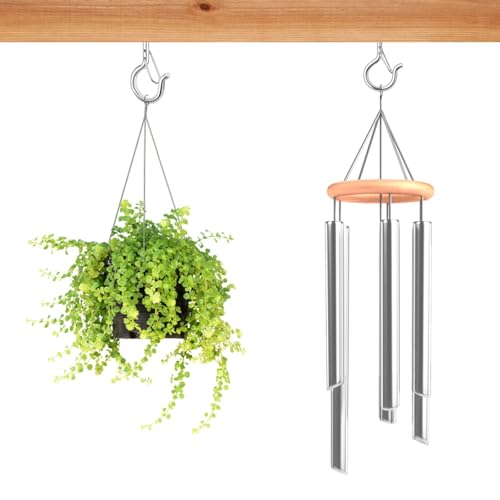 96 PCS Q Hanger Hooks with Safety Buckle (Silver / 96 Pcs)