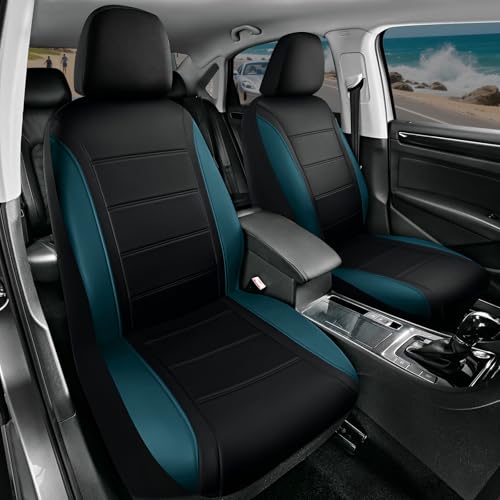 Leather Seat Covers (Blue Full Set)