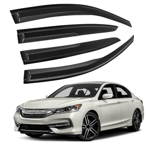 Window Visors Rain Guards Fits for Honda Accord 2013 (Fit for Honda Accord 2013-2017)