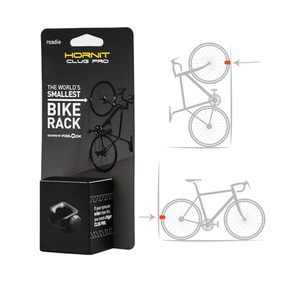 CLUG PRO Wall Mounted Bike Rack (roadie 23-32mm (1 - 1.25"))