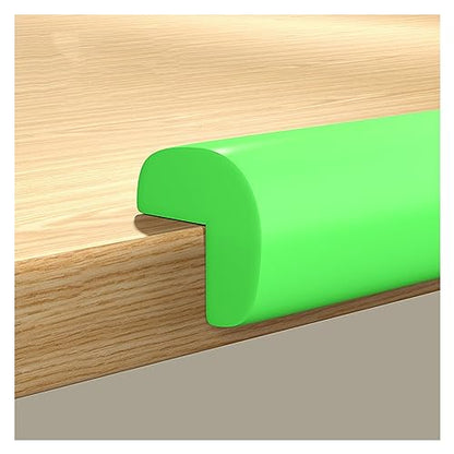 Sharp Edge Safety Corner Edge Foam Padding (Green-a / 3pcs)