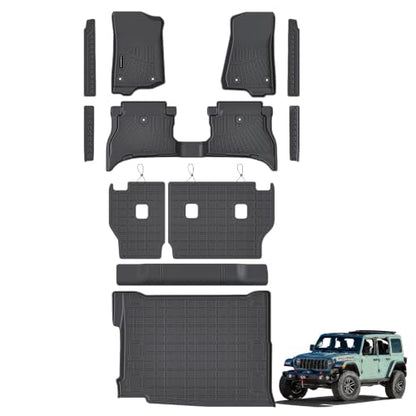 Floor Mats Door Sill Guards & Cargo Liner for 2021