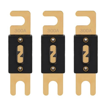 300A ANL Fuse 300 Amp Inline Blade Fuses 32V for Car Audio Inverter Automotive Stereo (300A)