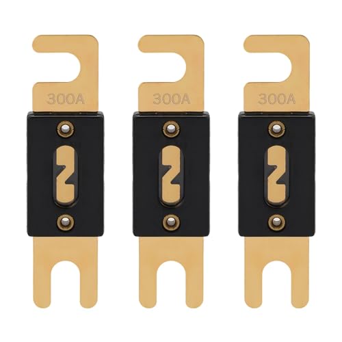 300A ANL Fuse 300 Amp Inline Blade Fuses 32V for Car Audio Inverter Automotive Stereo (300A)
