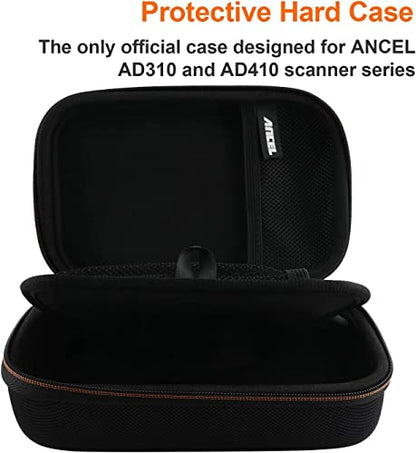 Protective Case Storage Bag for OBD2 Scanner Code Reader Diagnostic Scan Tool Battery Tester (Black)