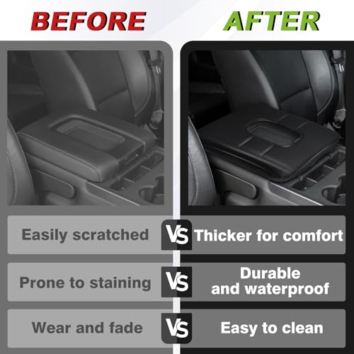 Armrest Cover for Silverado & Sierra 2014 (1) 14-18 |Silverado & Sierra| Jump Seat, Regular)