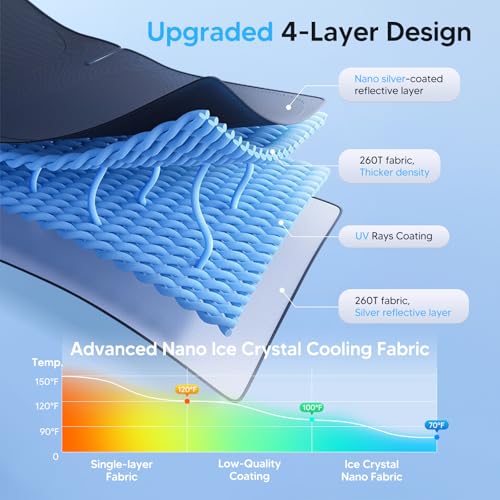 Windshield Sun Shade for 2024 2025 2026 Chevrolet Chevy Silverado EV (FOR | Chevrolet Silverado EV 2024-present)