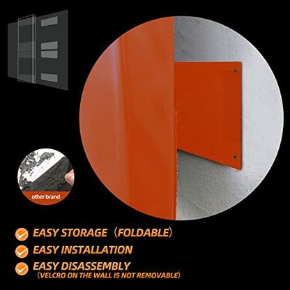 4 Pack 2" Thick Foam Protection Wall Pad (60" x 20" x 2" / 4 PACK / ORANGE)