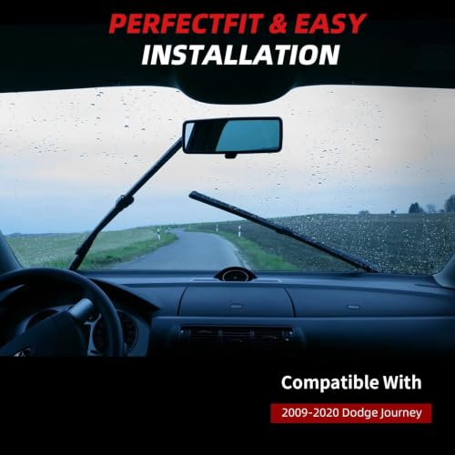 Windshield Wiper Blades Replacement for Dodge Journey 2009 (24"+19"+12",24"+19"+12")