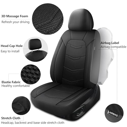 Front Car Seat Cover (N2 Black / Front Seat)