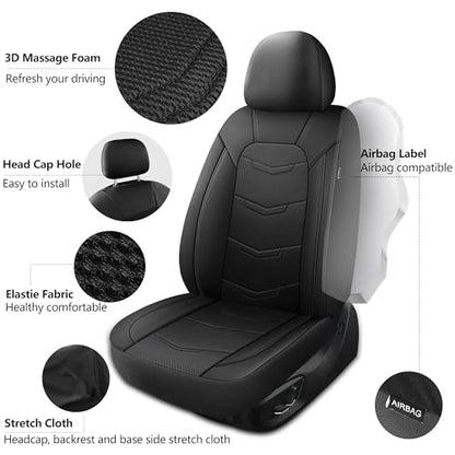 Front Car Seat Cover (N2 Black / Front Seat)