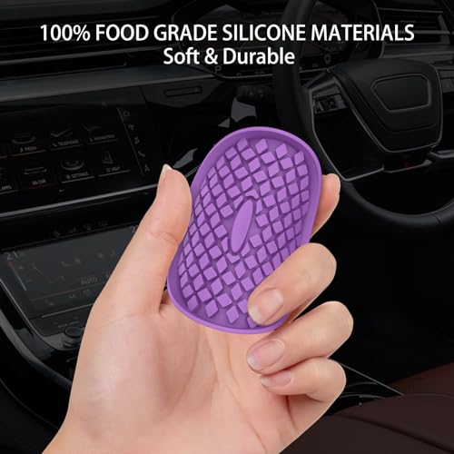 Car Cup Coasters [4 Pack] Silicone Car Coasters (4pack-deep Purple)