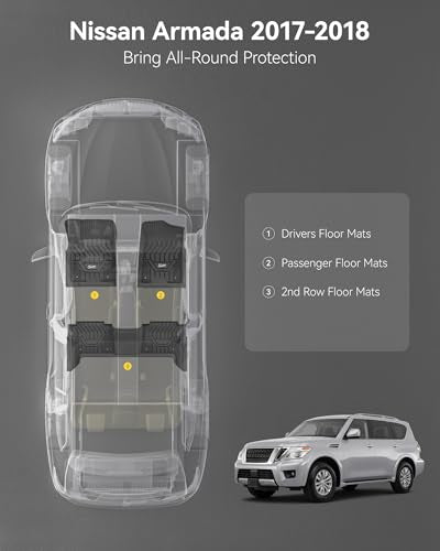 Floor Mats for Nissan Armada 2017 2018