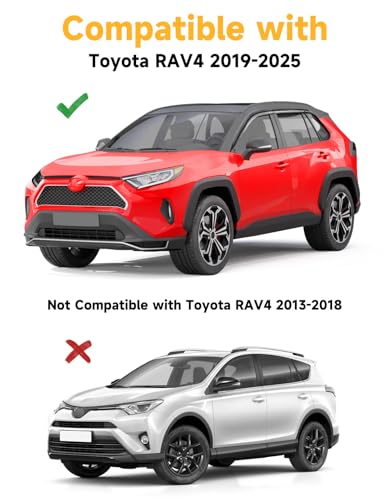 Tape On Window Visors Rain Guards for Toyota RAV4 2019 (Fit for 2019-2025 Toyota RAV4)