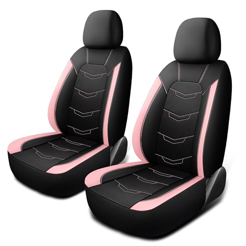 Front Car Seat Cover (N2 Black Pink / Front Seat)