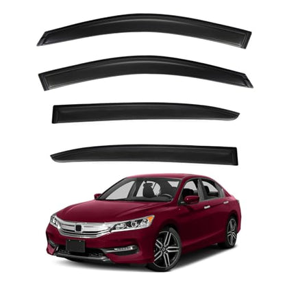4pcs Window Visors Rain Guards for 2013 (2013-2017 Accord)