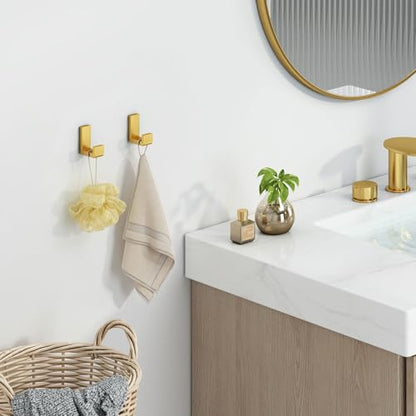 Towel Hooks Brushed Dark Gold (2 Pack / Brushed Dark Gold)