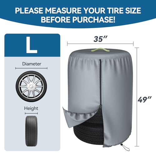 600D Tire Storage Bag (32 inch Diameter, 47 inch Height)